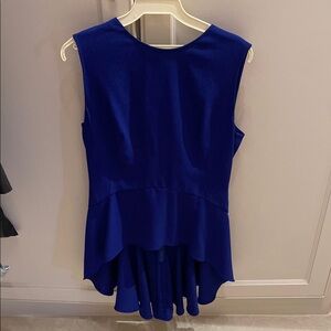 Elie Tahari Royal Blue Sleeveless Top